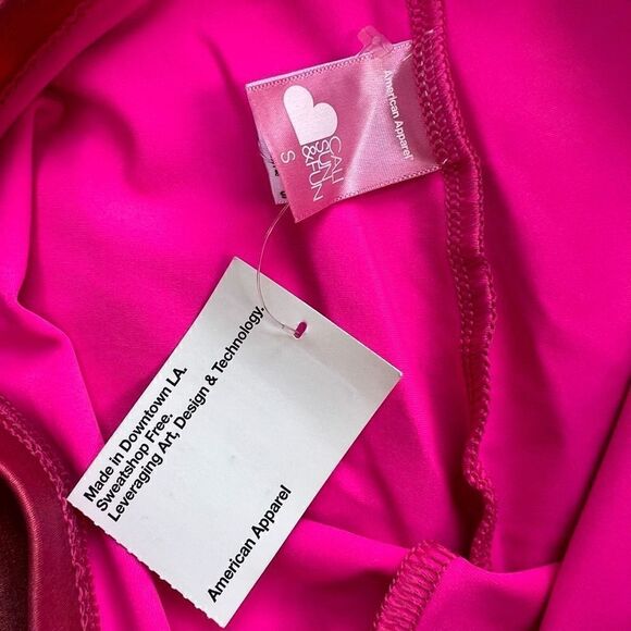 NWT American Apparel Metallic Legging Sunset Ombre Cali Sun & Fun Leggings sz S - Picture 4 of 15